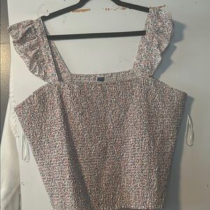 Floral Smocked Women's Top